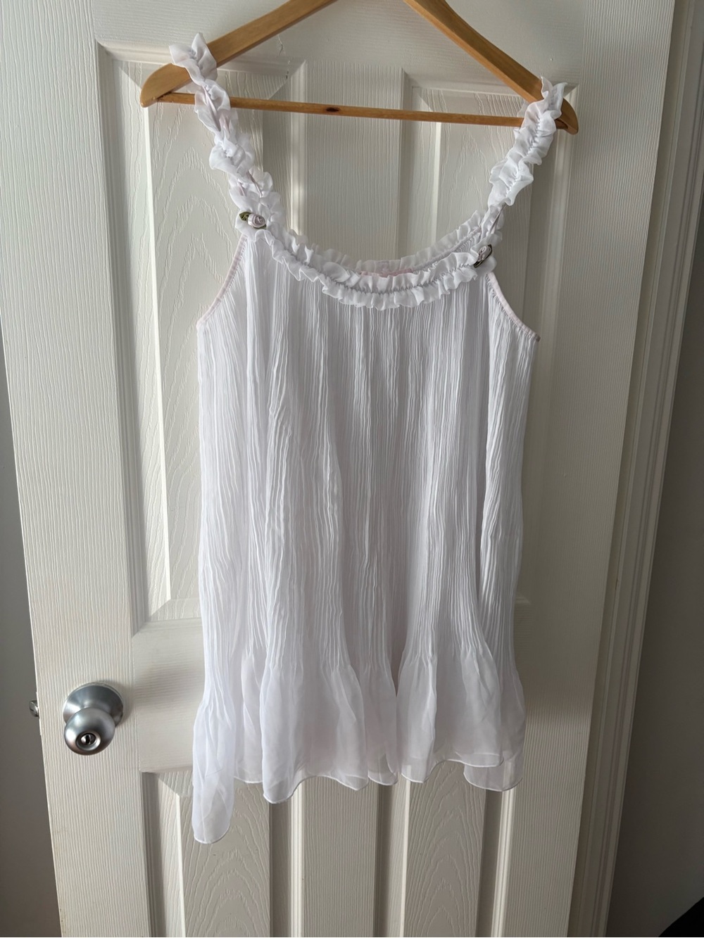 Victoria’s Secret vintage babydoll dress white size XL Sabrina Carpenter sheer